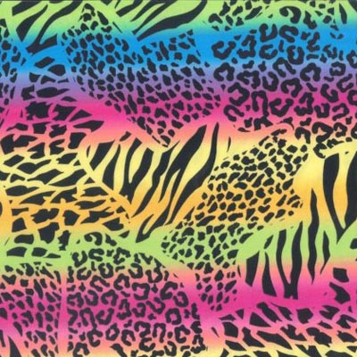 Multicolor állatmintás anyag